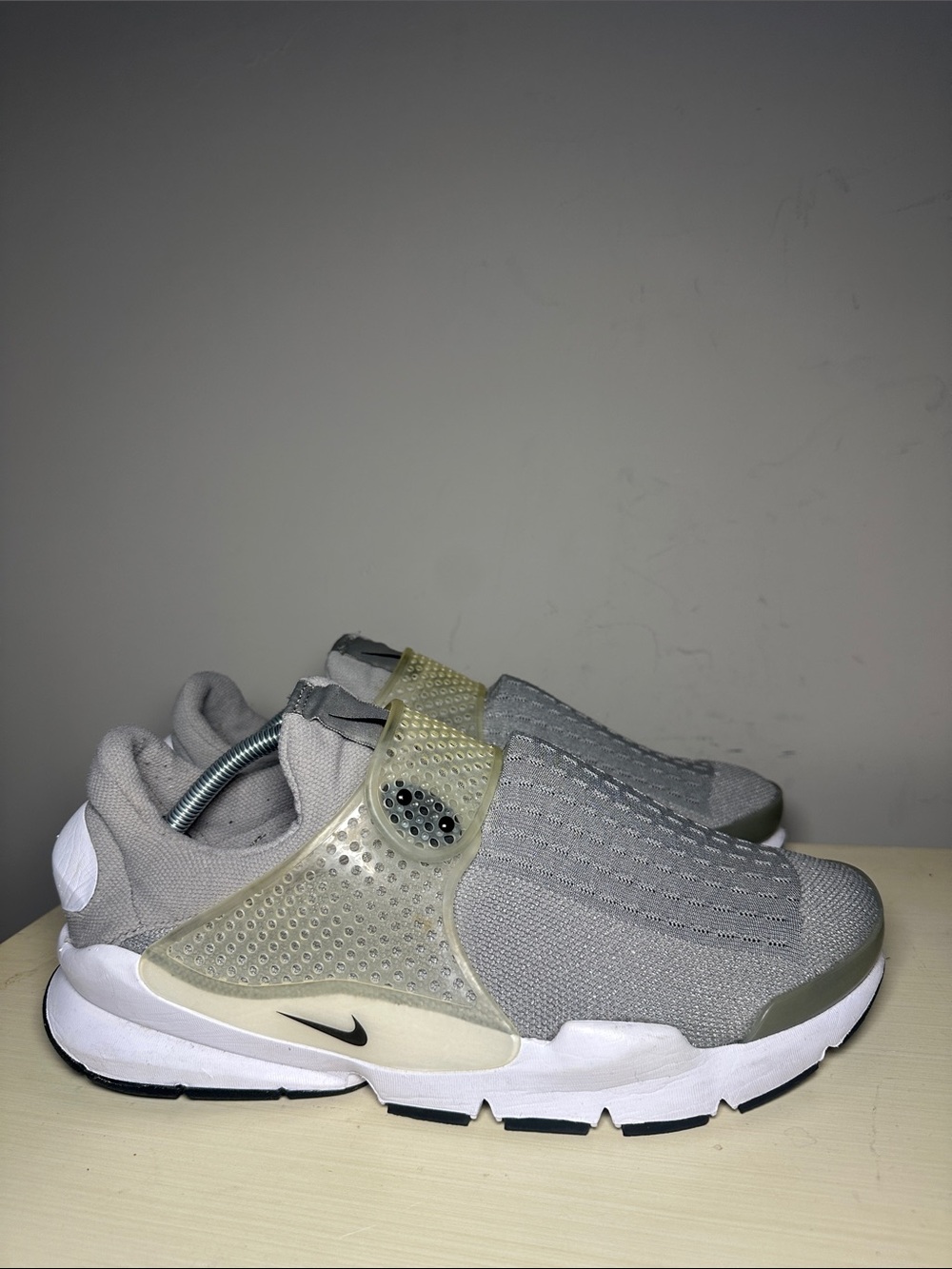 Nike sock dart mens Slip-On Athletic Shoes in Light Gray